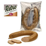 Mix Markt Leberwurst nach russischer Rezeptur, schnittfeste Kochwurst, geräuchert - bis 12.07.2025