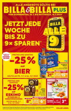 Vorschau von dem Prospekt - Billa Flugblatt - Stoob,  Hornstein, Oberwart gültig ab 10.07.2025