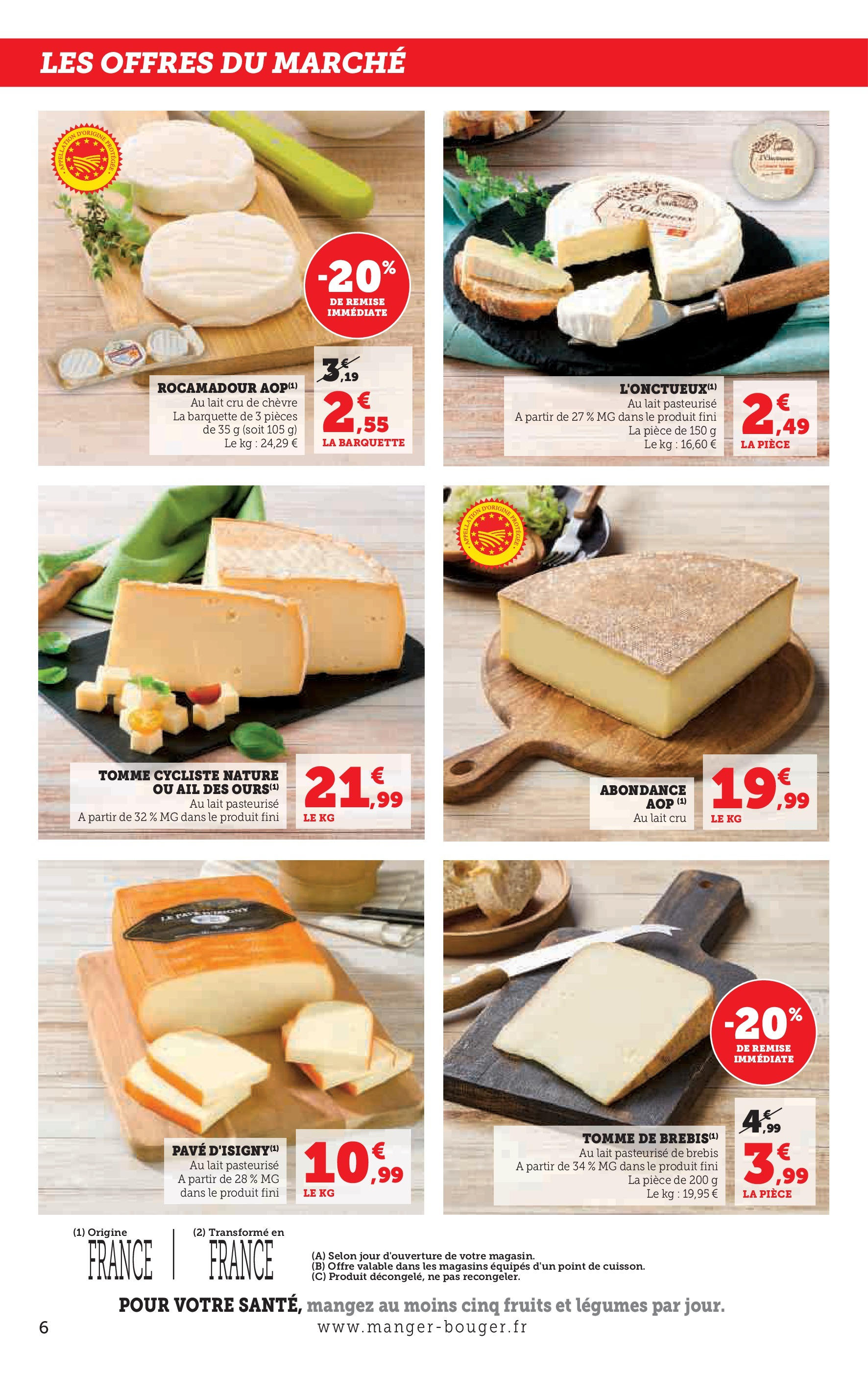 Hyper U - Le marché à prix bas! à partir du 06/07/2025 - promo en ligne | Page: 6 | Produits: Ail, Lait