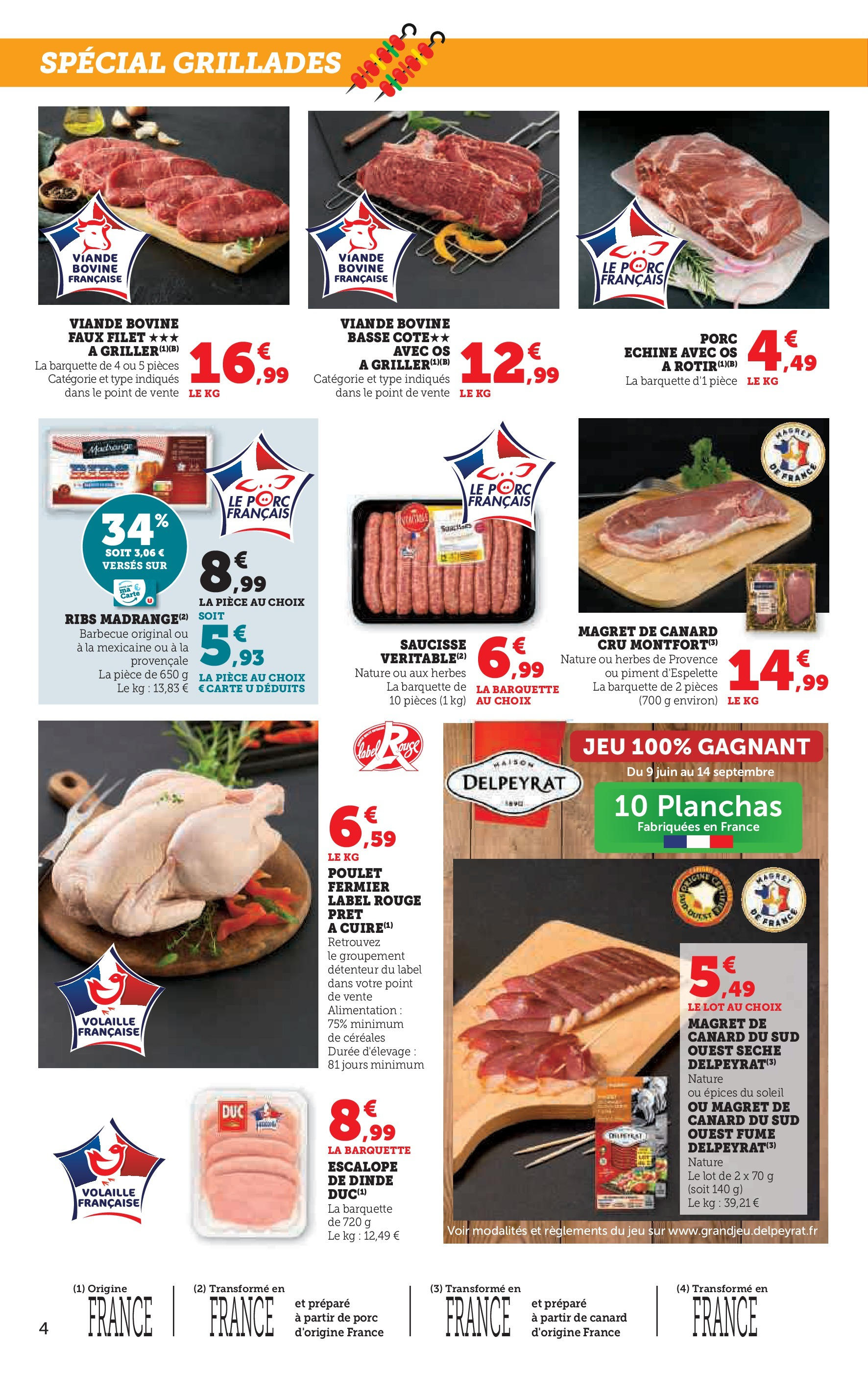 U Express - Le marché à prix bas! à partir du 06/07/2025 - promo en ligne | Page: 4 | Produits: Herbes de provence, Piment, Porc, Céréales