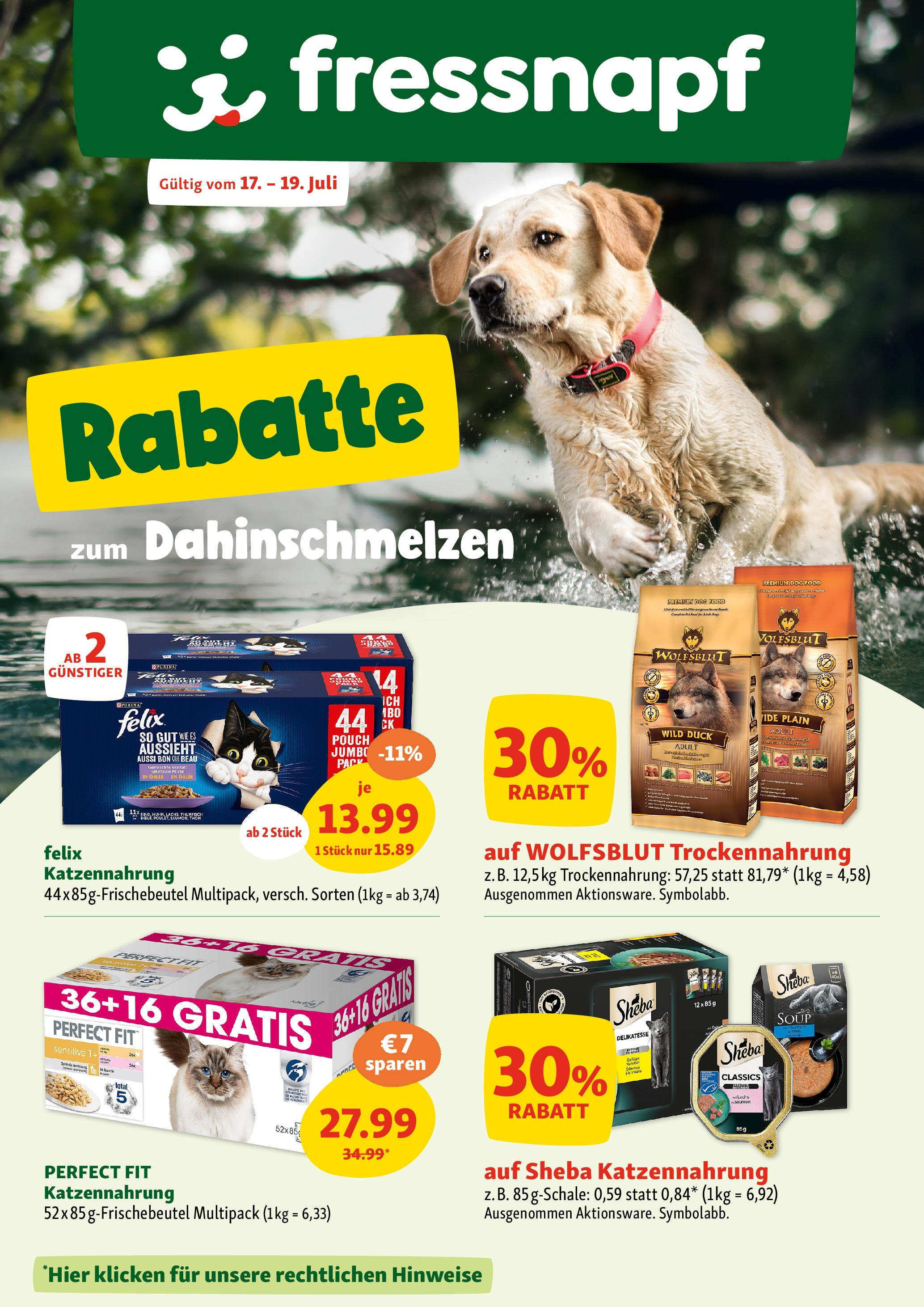 Fressnapf Flugblatt von 17.07.2025 - Aktuelle Angebote | Seite: 1