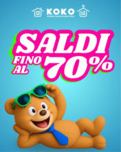 Saldi fino al 70%