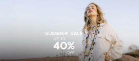 Summer sale up to 40% off
