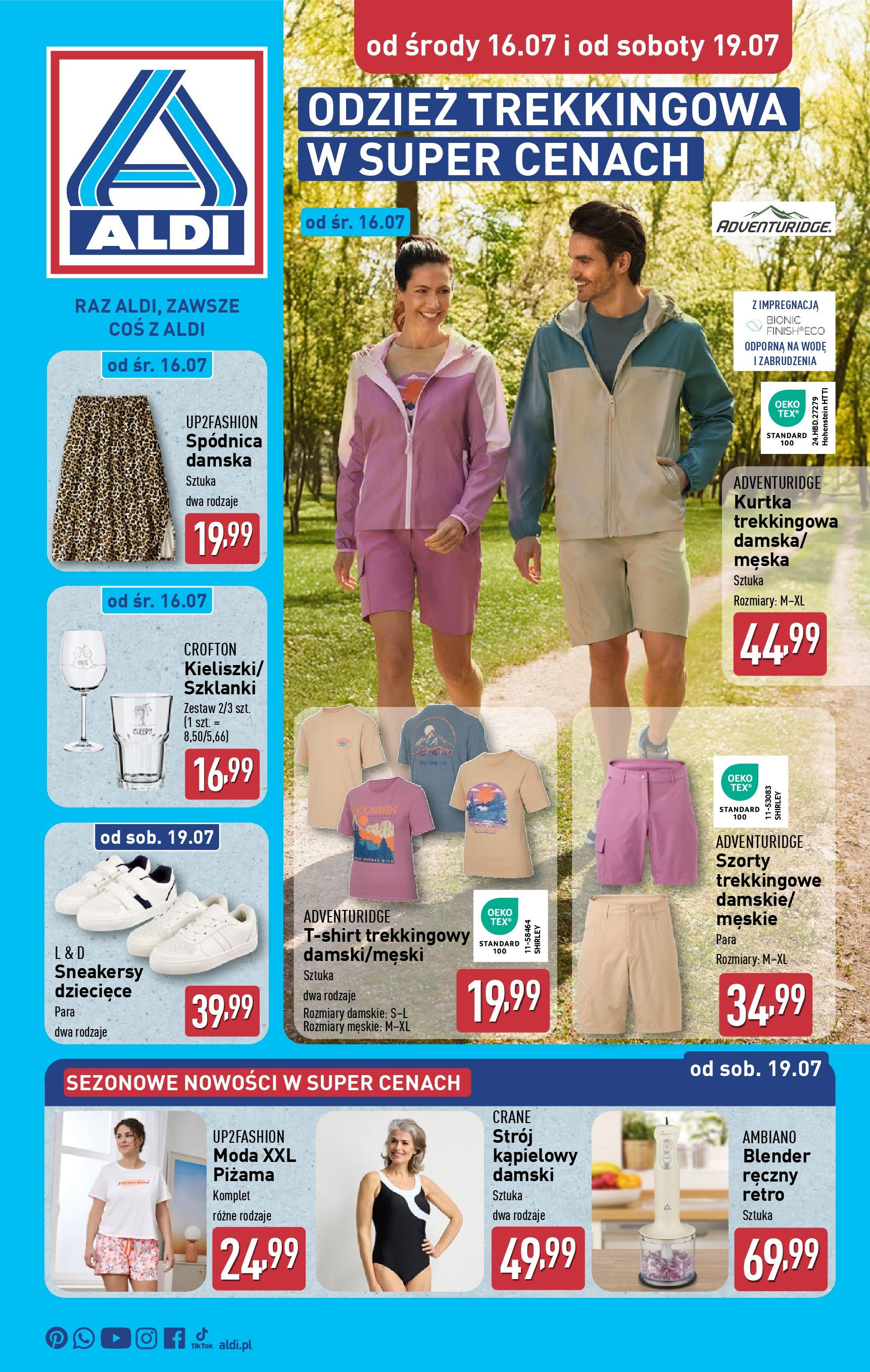 Aldi Hity od Środy i od Soboty od 16.07.2025 - Nowa Gazetka - Numer strony 1