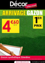 Décor Discount ARRIVAGE GAZON - au 17.08.2025
