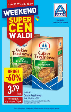 Pogląd gazetki "Promocja weekend" ze sklepu Aldi ważnej od 10.07.2025