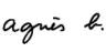 Agn&egrave;s b.
