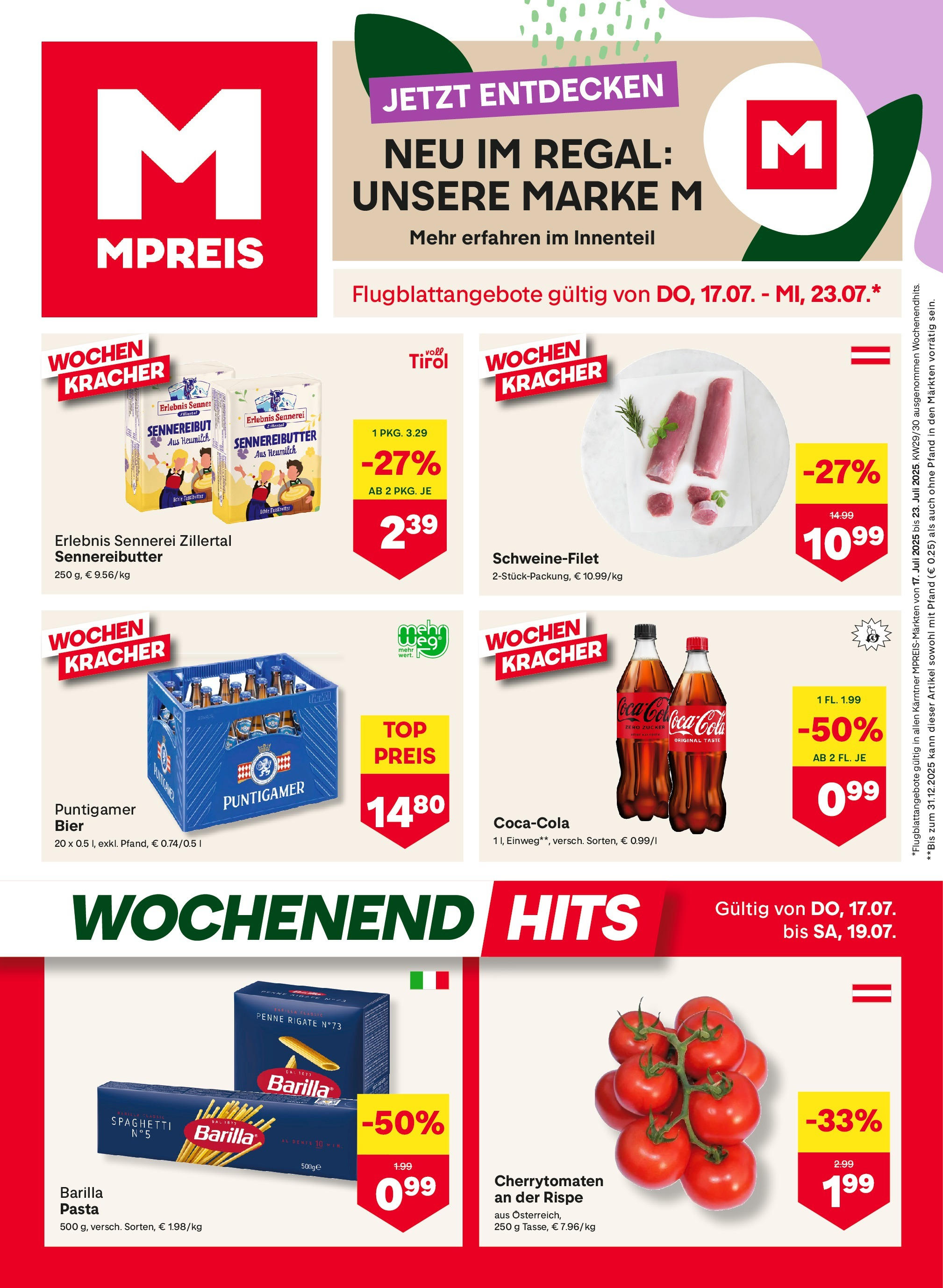  MPREIS Oberdrauburg ab (16.07.2025 - 23.07.2025) - Seite 1