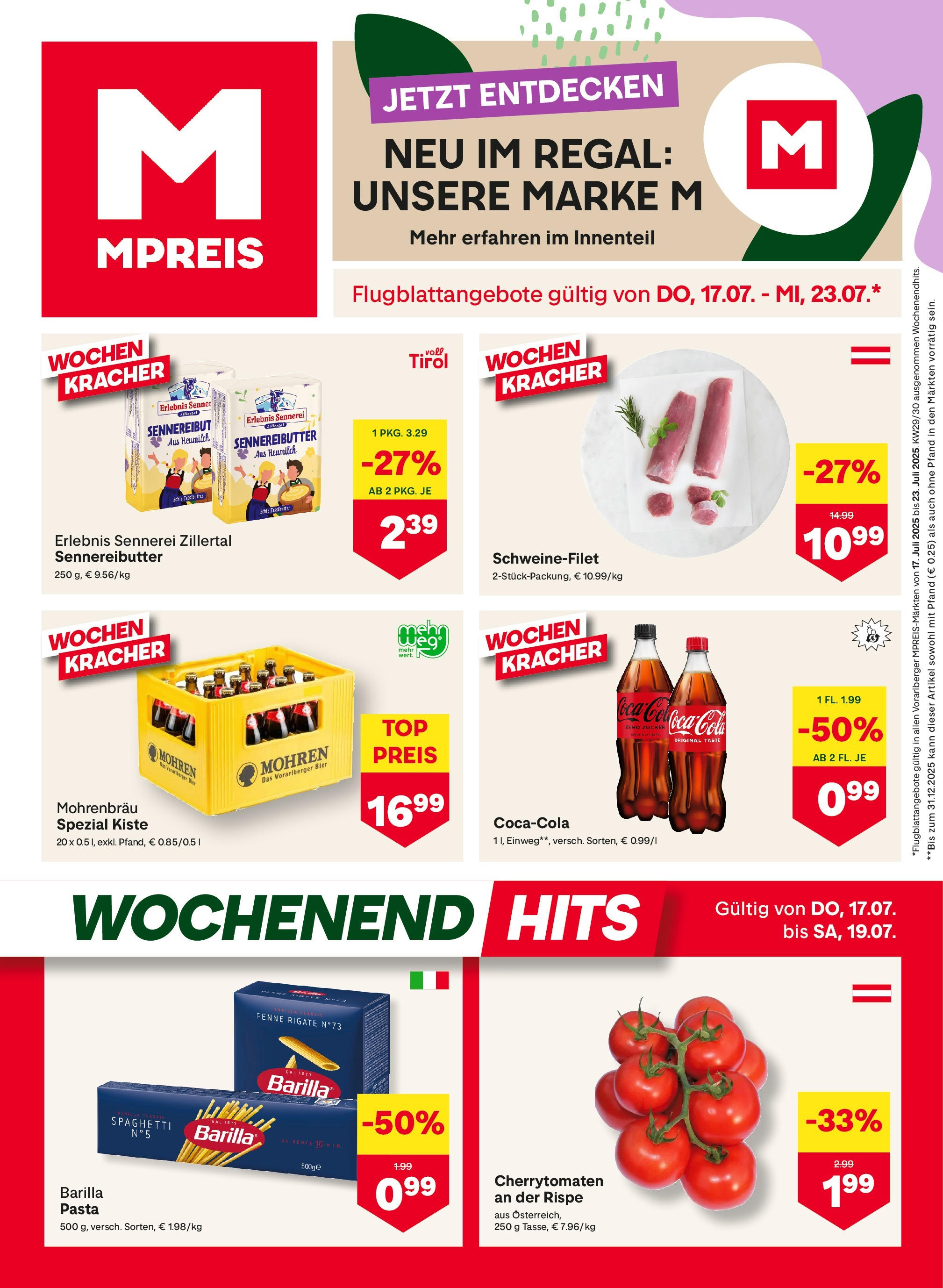  MPREIS Mittelberg ab (16.07.2025 - 23.07.2025) - Seite 1