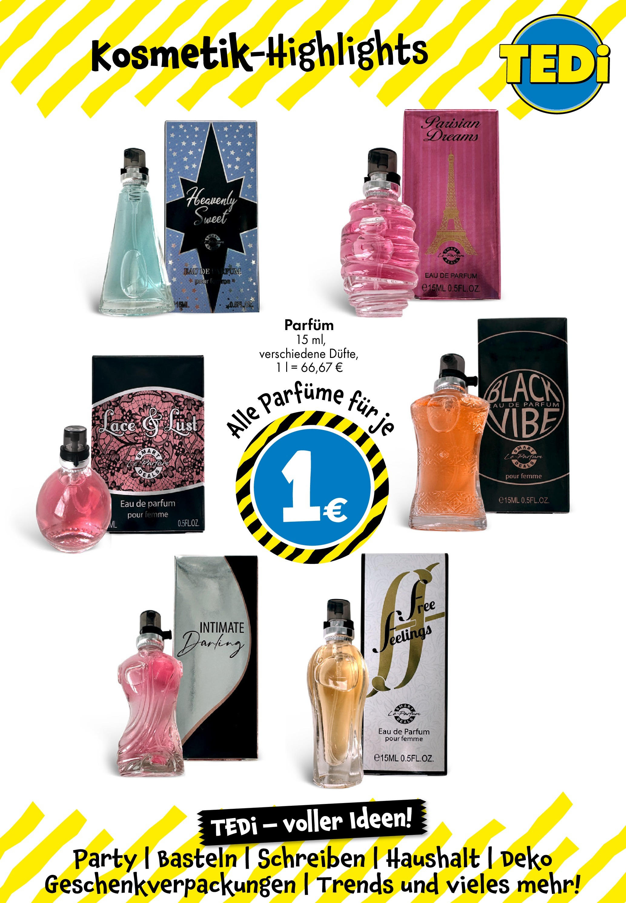 TEDi Neueröffnung in Essen (ab 09.07.2025) zum Blättern | Seite: 21 | Produkte: Parfüm, Eau de Parfum