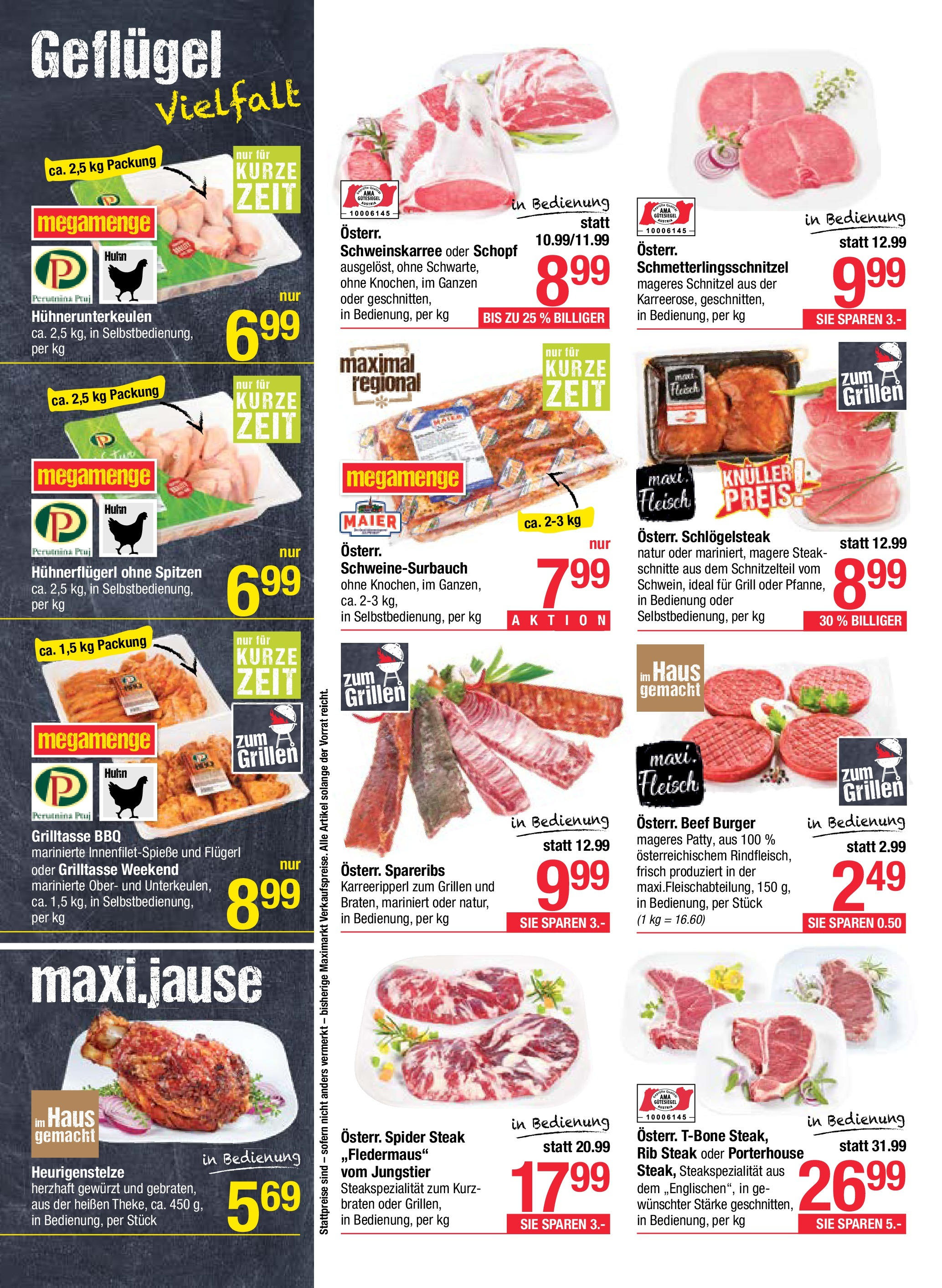 Maximarkt Haid, Linz von 14.07.2025 - Aktuelle Angebote | Seite: 6 | Produkte: Grill