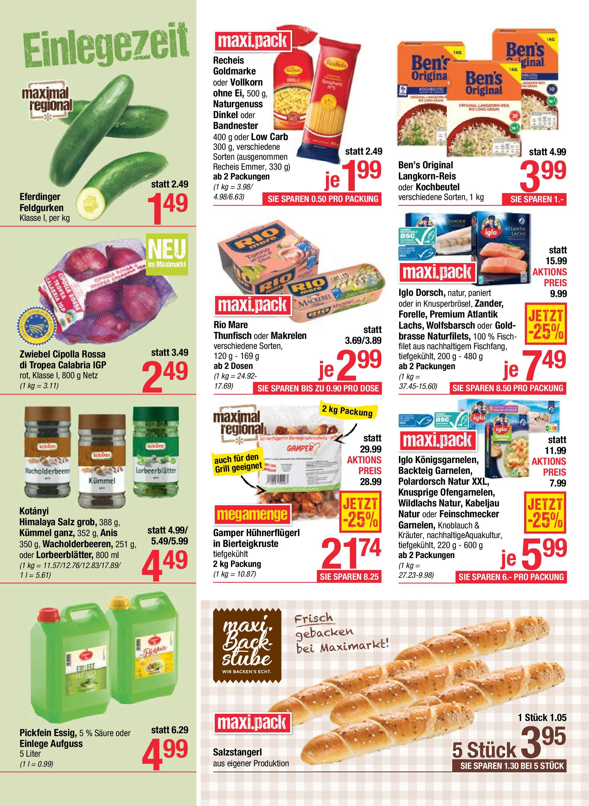 Maximarkt Haid, Linz von 14.07.2025 - Aktuelle Angebote | Seite: 10 | Produkte: Salz, Knoblauch, Grill, Fisch