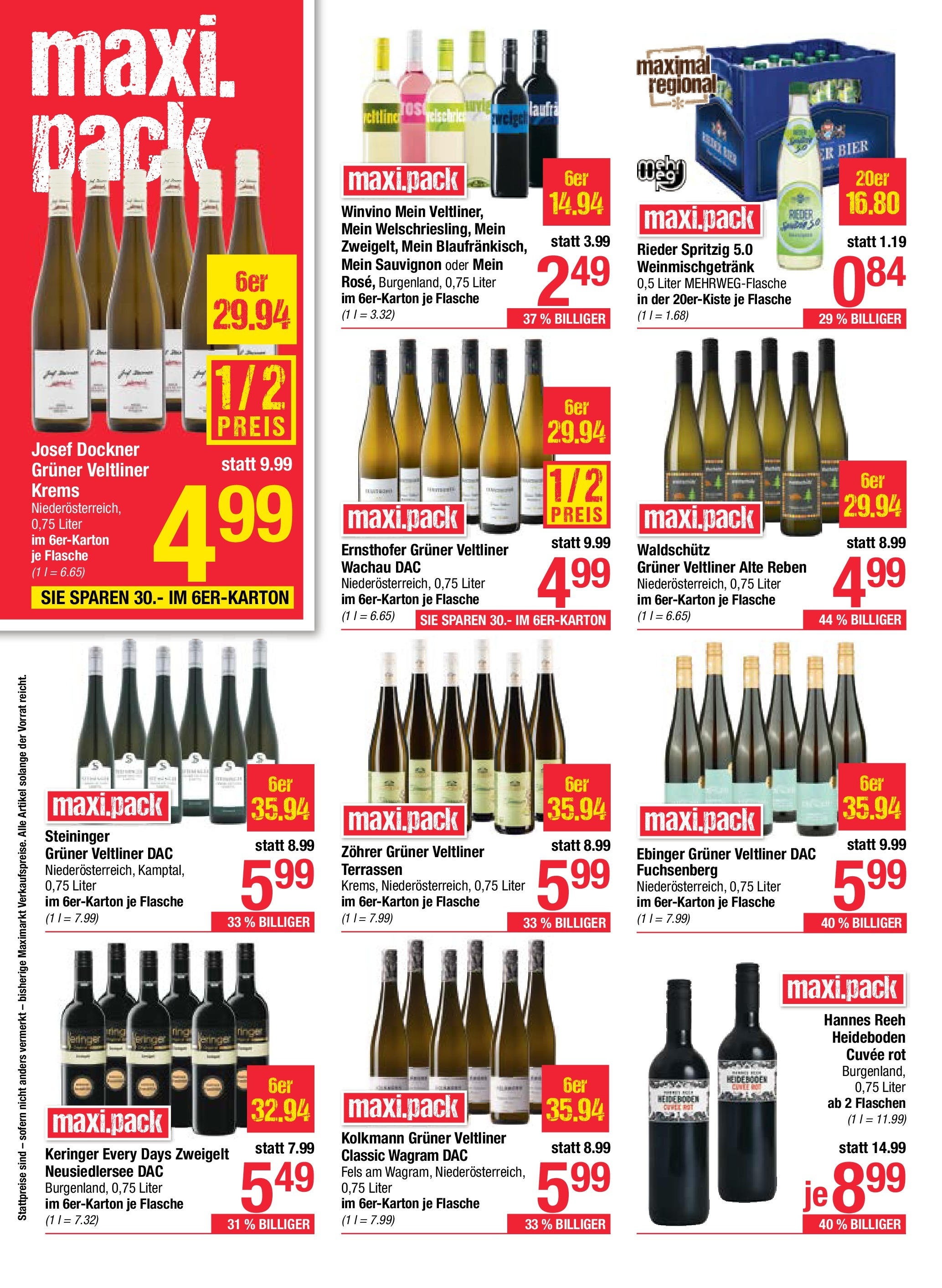 Maximarkt Haid, Linz von 14.07.2025 - Aktuelle Angebote | Seite: 15 | Produkte: Bier