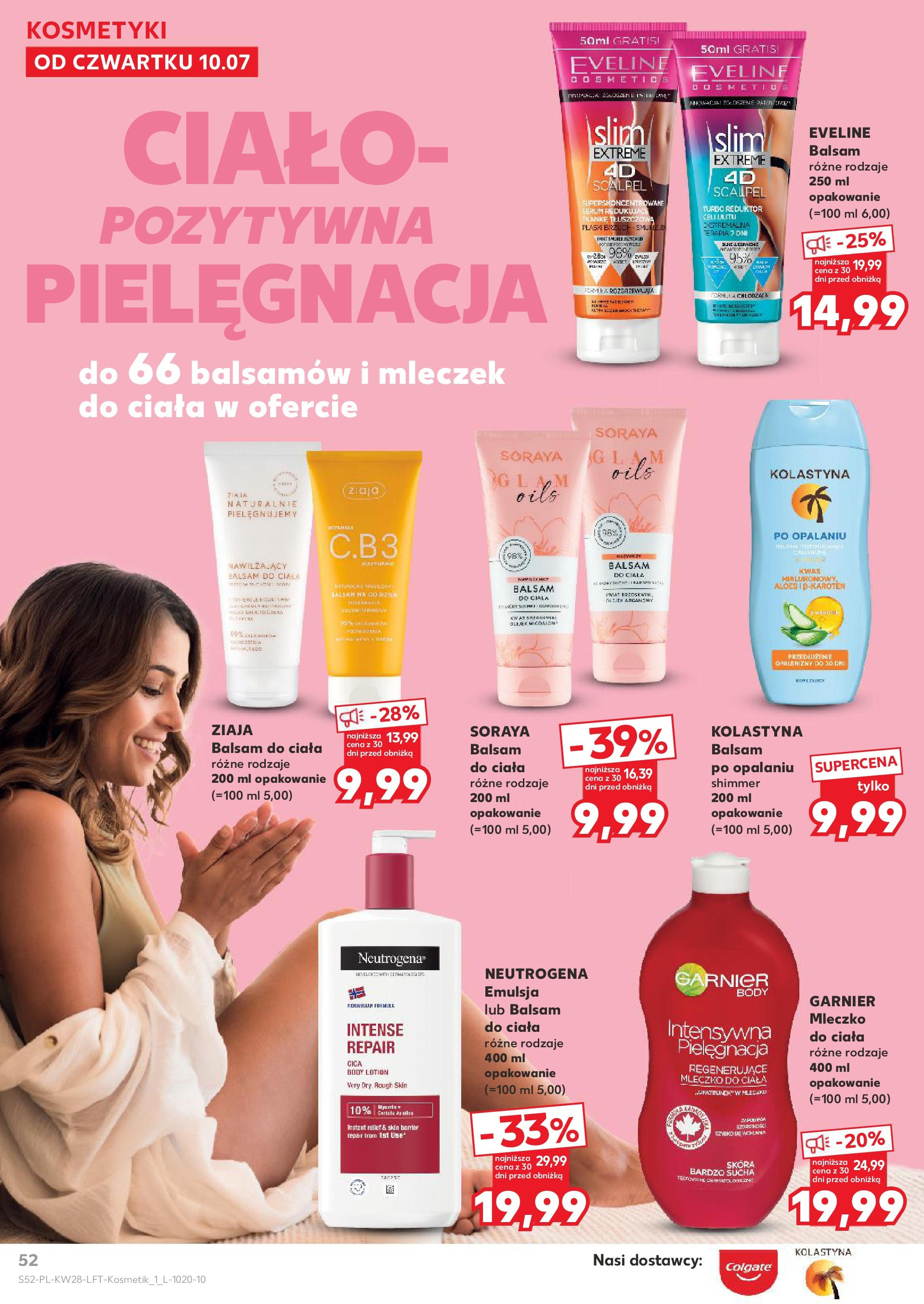 Kaufland gazetka (10.07.2025) - od jutra | Strona: 52 | Produkty: Kosmetyki, Body, Mleczko do ciała, Lotion Kaufland gazetka od 10.07.2025 - od jutra PDF | Strona: 52 | Produkty: Kosmetyki, Body, Mleczko do ciała, Lotion