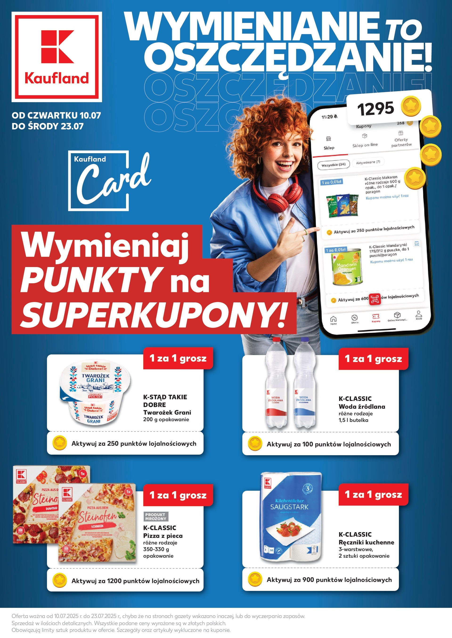 KAUFLAND gazetka promocyjna 10.07.2025 - Promocje - Numer strony 1 Pogląd gazetki "Superkupony" ze sklepu Kaufland ważnej od 10.07.2025