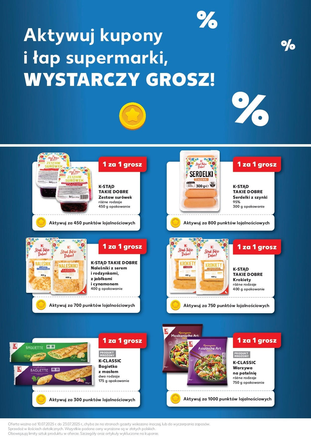 Kaufland gazetka - Superkupony od 10.07.2025 - od jutra PDF | Strona: 3 | Produkty: Warzywa na patelnie, Krokiety, Patelnie, Naleśniki