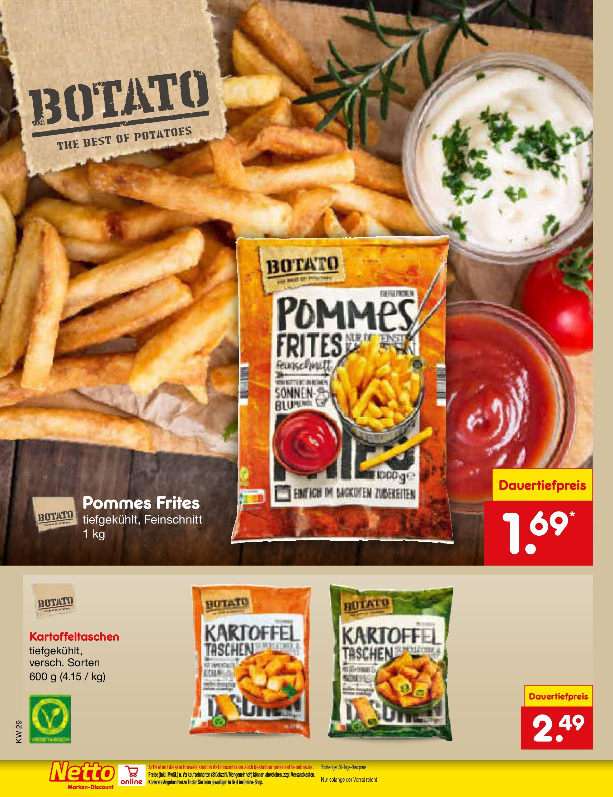 Netto Marken-Discount prospekt Katzweiler (ab 13.07.2025) » Angebote | Seite: 20 | Produkte: Pommes, Pommes frites, Backofen Netto Marken-Discount prospekt Katzweiler (ab 13.07.2025) » Angebote | Seite: 20 | Produkte: Pommes, Pommes frites, Backofen