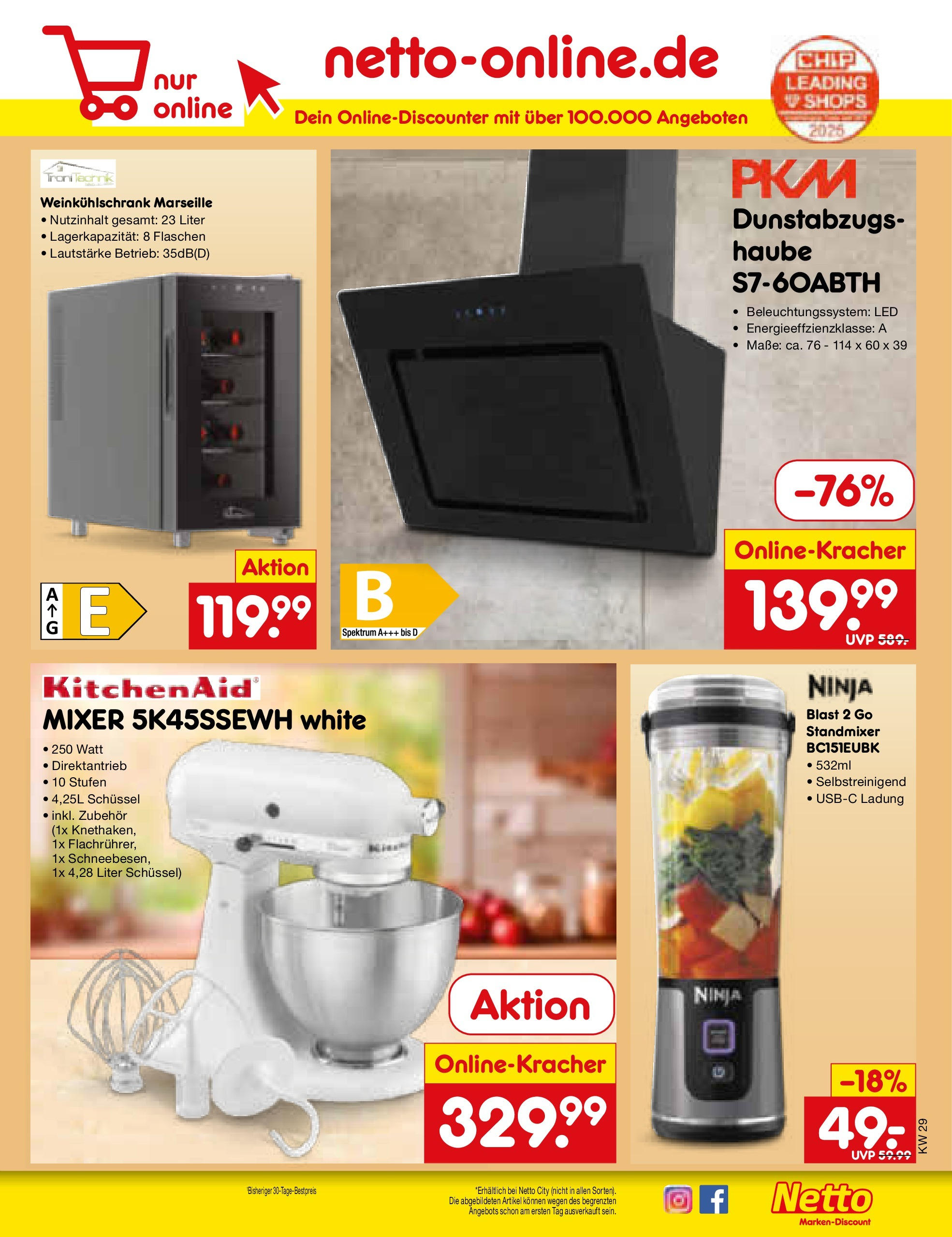 Netto Marken-Discount prospekt Katzweiler (ab 13.07.2025) » Angebote | Seite: 59 | Produkte: Mixer Netto Marken-Discount prospekt Katzweiler (ab 13.07.2025) » Angebote | Seite: 59 | Produkte: Mixer