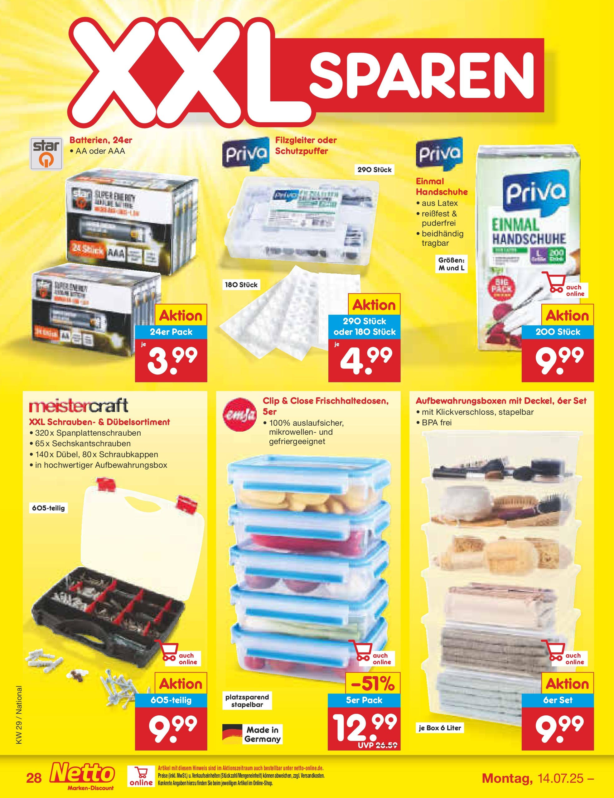 Netto Marken-Discount prospekt Katzweiler (ab 13.07.2025) » Angebote | Seite: 44 | Produkte: Box, Handschuhe Netto Marken-Discount prospekt Katzweiler (ab 13.07.2025) » Angebote | Seite: 44 | Produkte: Box, Handschuhe