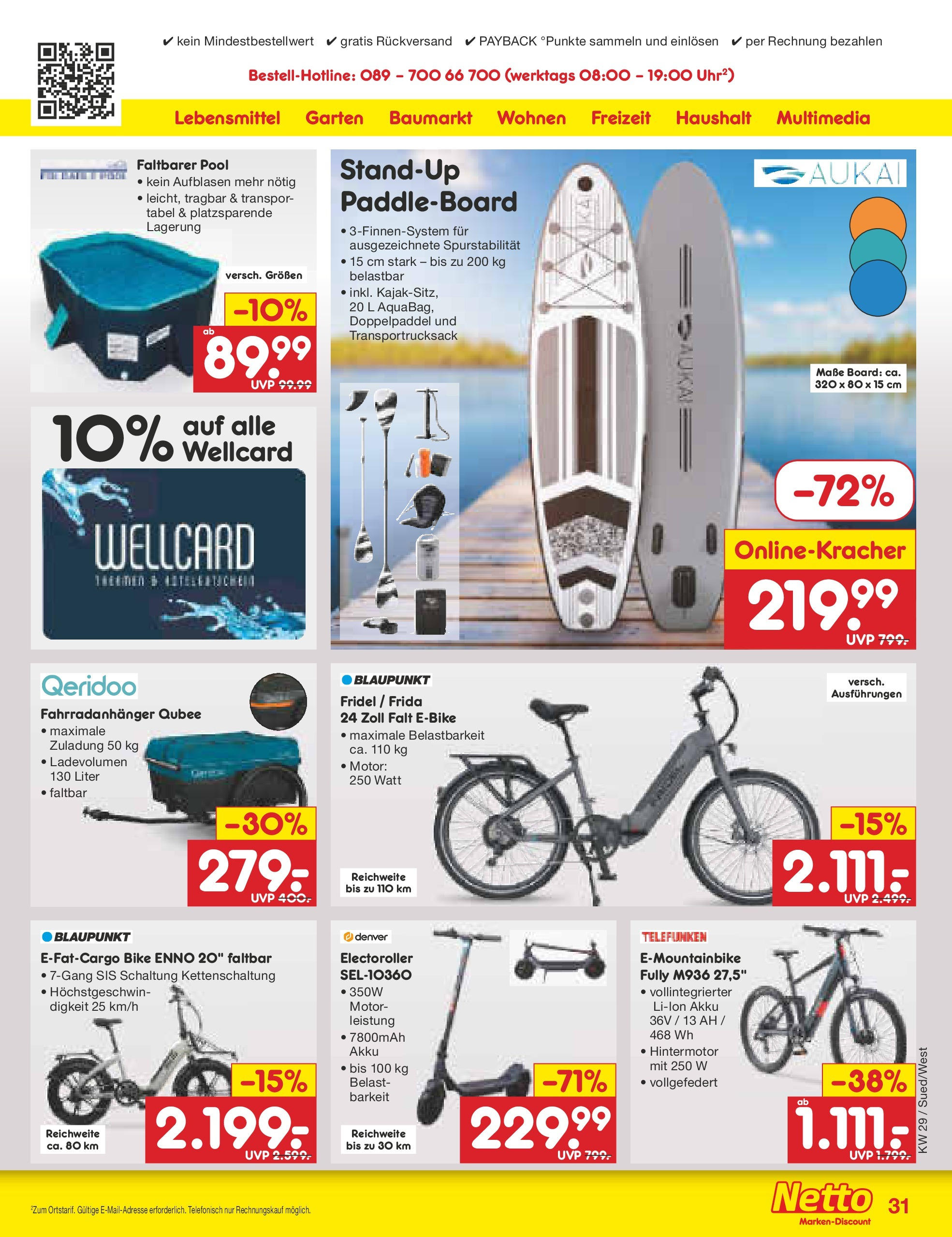 Netto Marken-Discount prospekt Katzweiler (ab 13.07.2025) » Angebote | Seite: 47 | Produkte: E-Bike, Scooter Netto Marken-Discount prospekt Katzweiler (ab 13.07.2025) » Angebote | Seite: 47 | Produkte: E-Bike, Scooter
