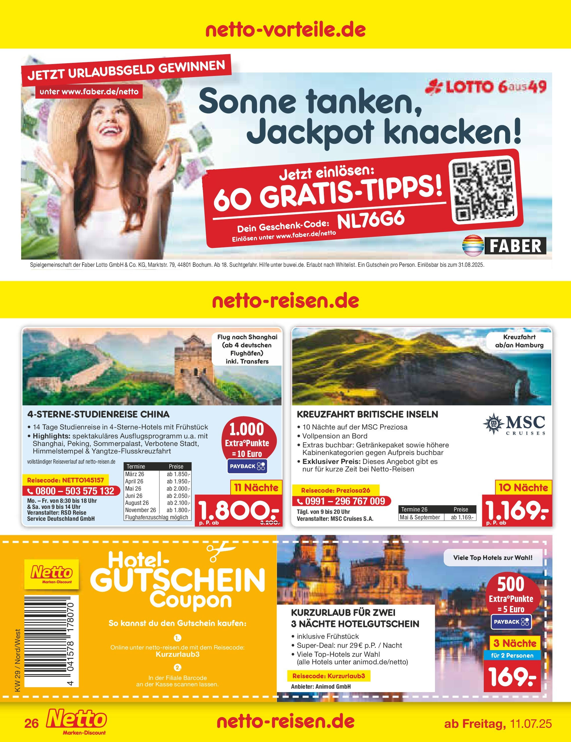 Netto Marken-Discount prospekt Moormerland (ab 13.07.2025) » Angebote | Seite: 42 | Produkte: Top, Uhr Netto Marken-Discount prospekt Moormerland (ab 13.07.2025) » Angebote | Seite: 42 | Produkte: Top, Uhr