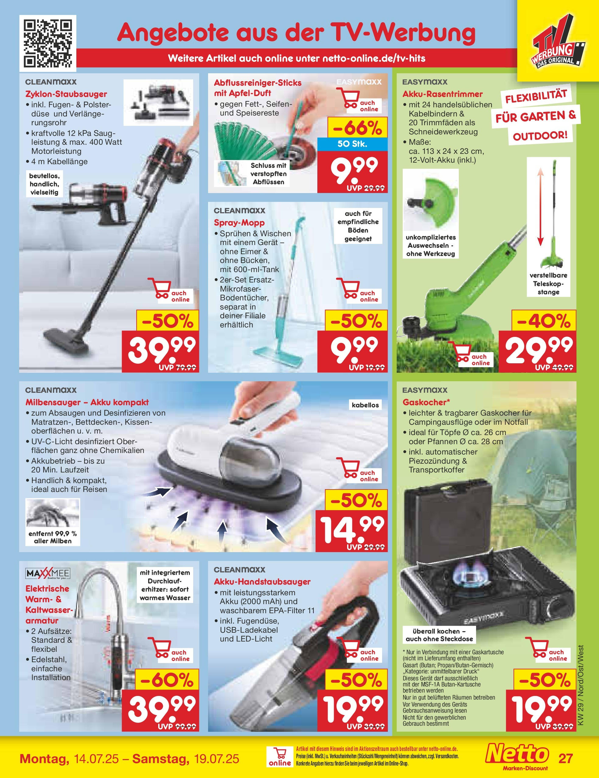 Netto Marken-Discount prospekt Moormerland (ab 13.07.2025) » Angebote | Seite: 43 | Produkte: Kissen, Steckdose, Armatur, Wasser Netto Marken-Discount prospekt Moormerland (ab 13.07.2025) » Angebote | Seite: 43 | Produkte: Kissen, Steckdose, Armatur, Wasser