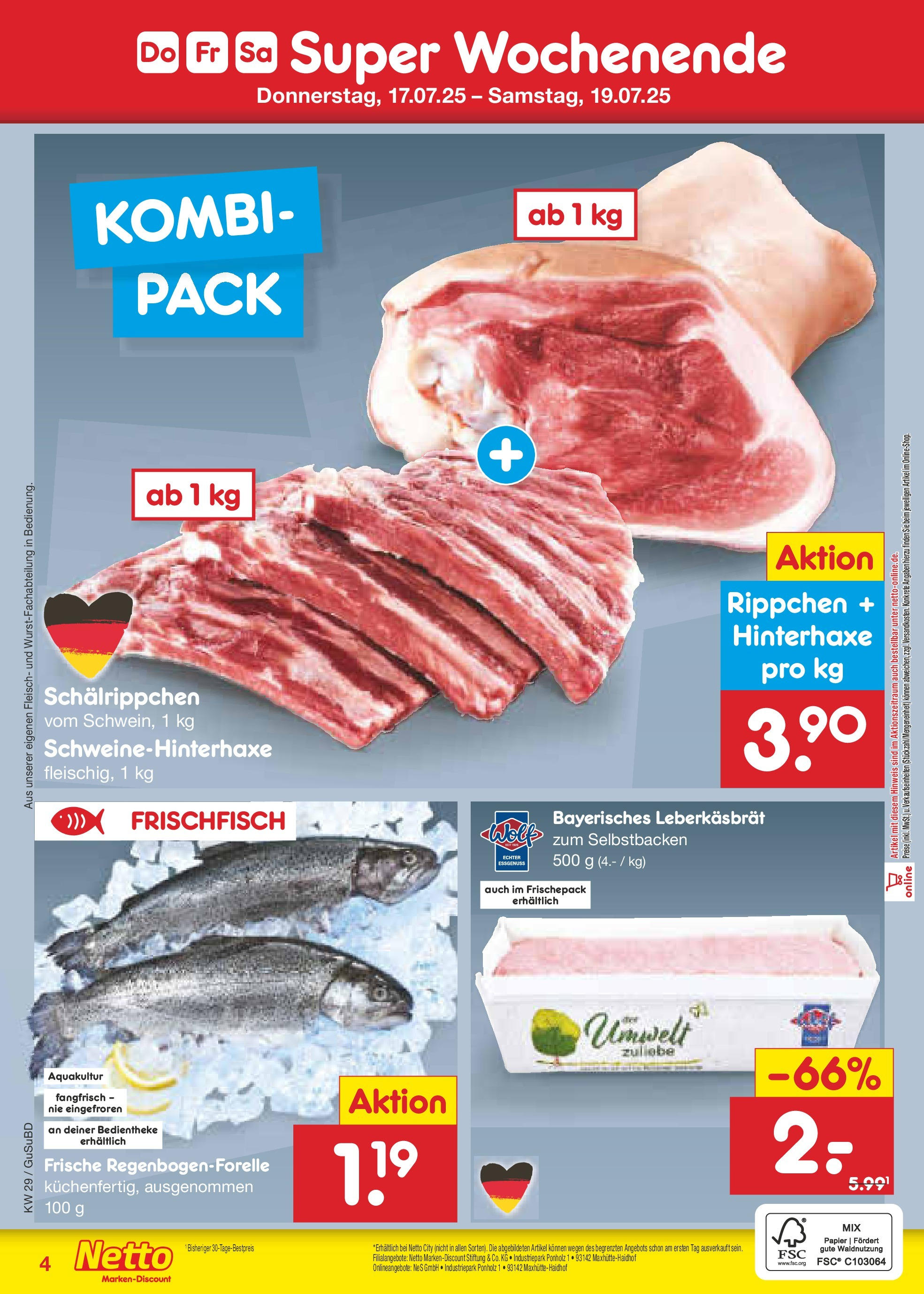 Netto Marken-Discount prospekt Glauchau (ab 13.07.2025) » Angebote | Seite: 35 | Produkte: Fleisch Netto Marken-Discount prospekt Glauchau (ab 13.07.2025) » Angebote | Seite: 35 | Produkte: Fleisch