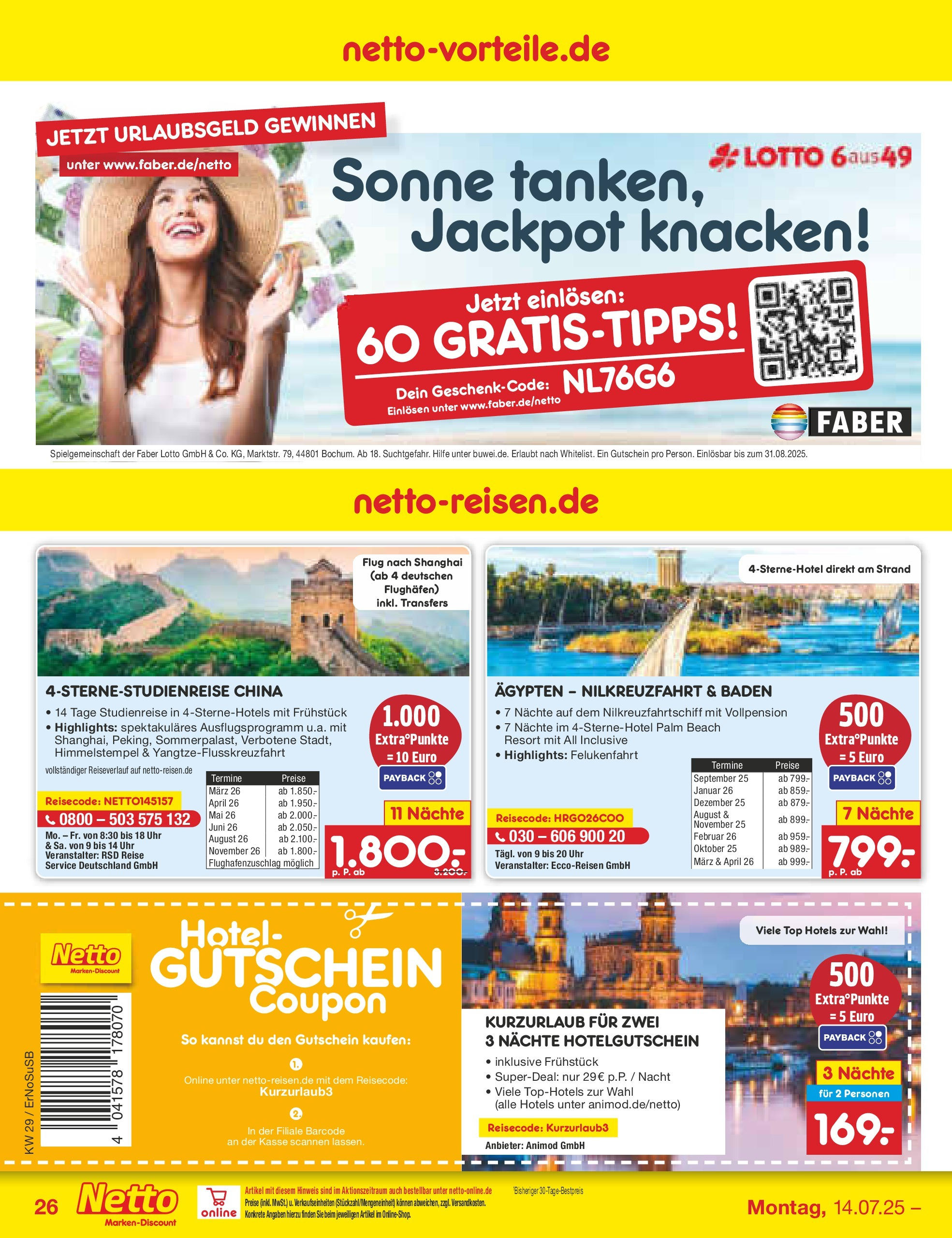 Netto Marken-Discount prospekt Glauchau (ab 13.07.2025) » Angebote | Seite: 42 | Produkte: Top, Uhr Netto Marken-Discount prospekt Glauchau (ab 13.07.2025) » Angebote | Seite: 42 | Produkte: Top, Uhr