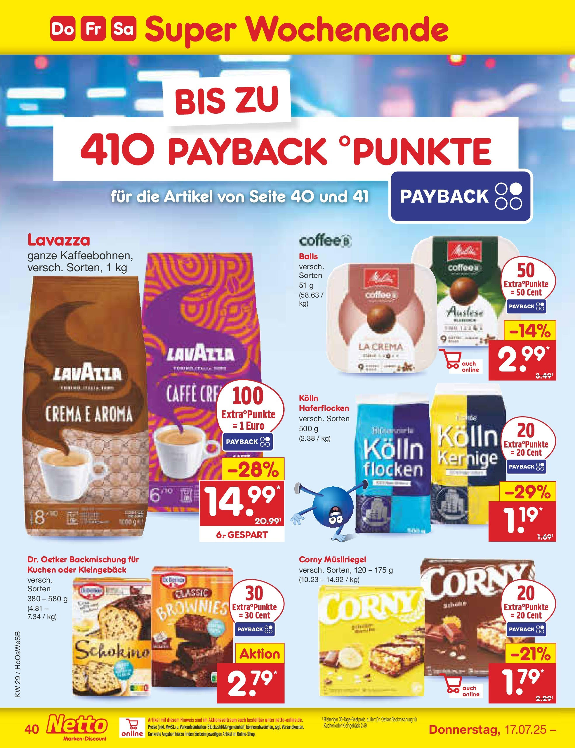 Netto Marken-Discount prospekt Braunschweig-Lamme (ab 13.07.2025) » Angebote | Seite: 62 | Produkte: Lavazza, Kolln, Kuchen, Flocken Netto Marken-Discount prospekt Braunschweig-Lamme (ab 13.07.2025) » Angebote | Seite: 62 | Produkte: Lavazza, Kolln, Kuchen, Flocken