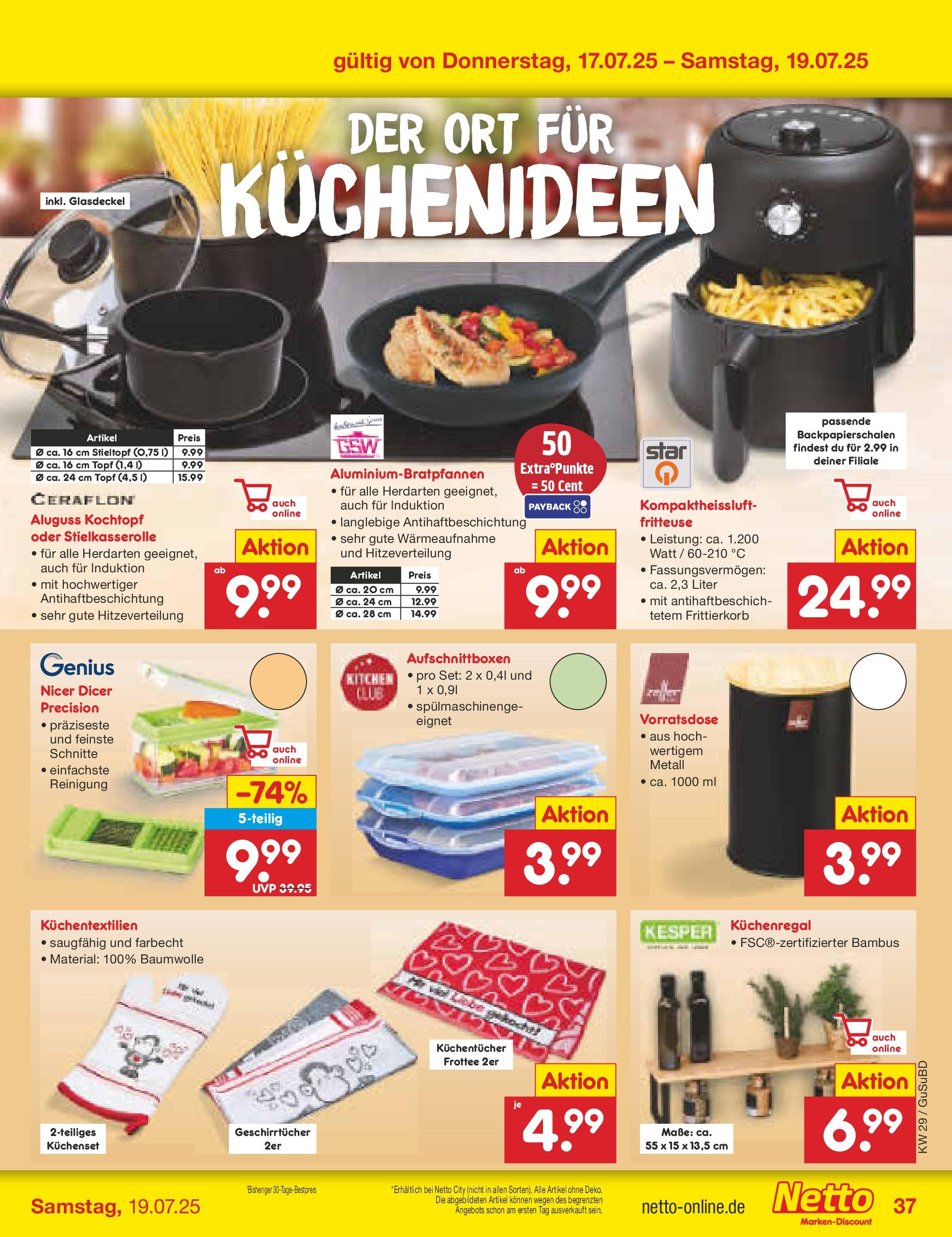 Netto Marken-Discount prospekt Glauchau (ab 13.07.2025) » Angebote | Seite: 57 | Produkte: Fritteuse Netto Marken-Discount prospekt Glauchau (ab 13.07.2025) » Angebote | Seite: 57 | Produkte: Fritteuse