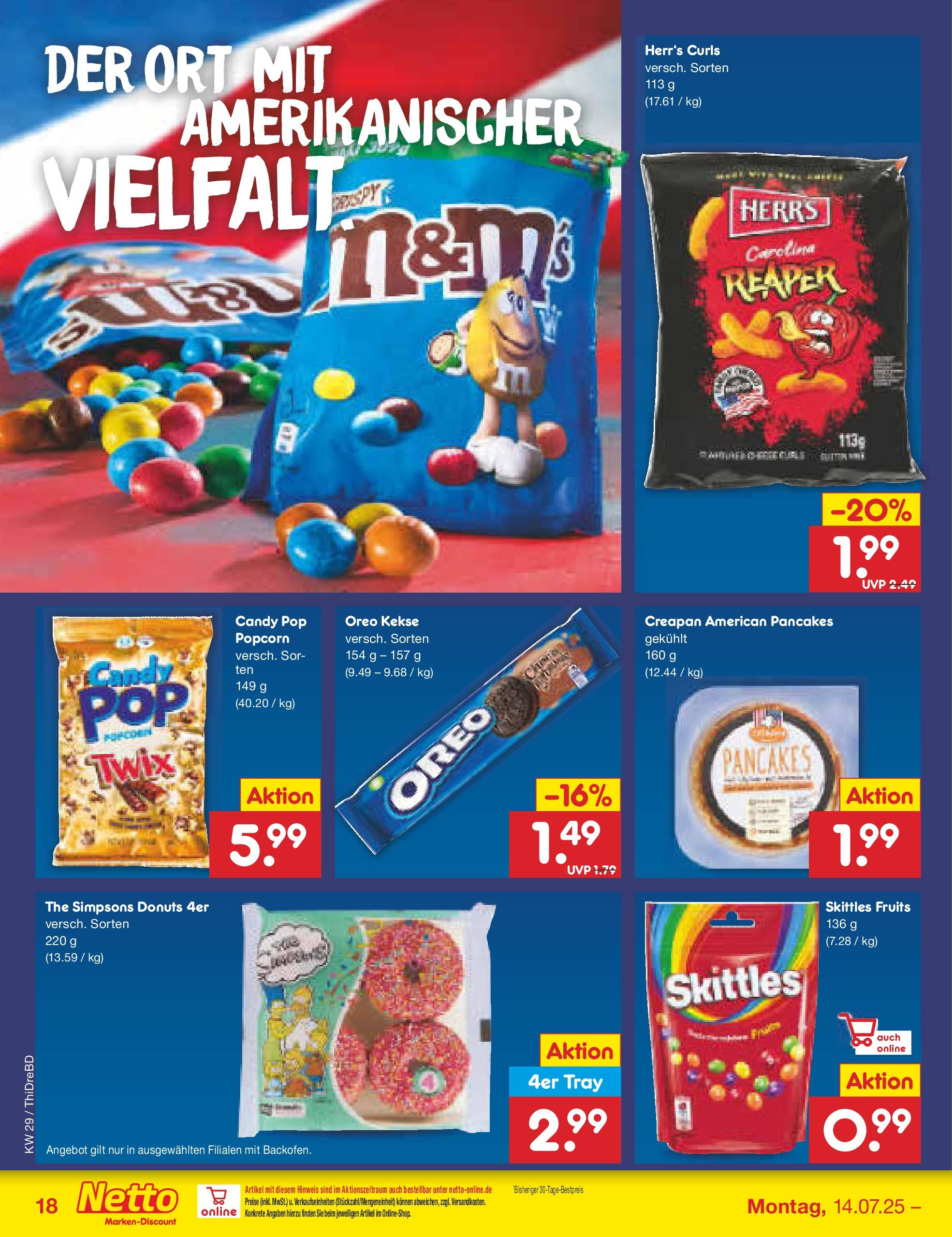 Netto Marken-Discount prospekt Dresden-Seidnitz (ab 13.07.2025) » Angebote | Seite: 24 | Produkte: Twix, Donuts, Kekse Netto Marken-Discount prospekt Dresden-Seidnitz (ab 13.07.2025) » Angebote | Seite: 24 | Produkte: Twix, Donuts, Kekse