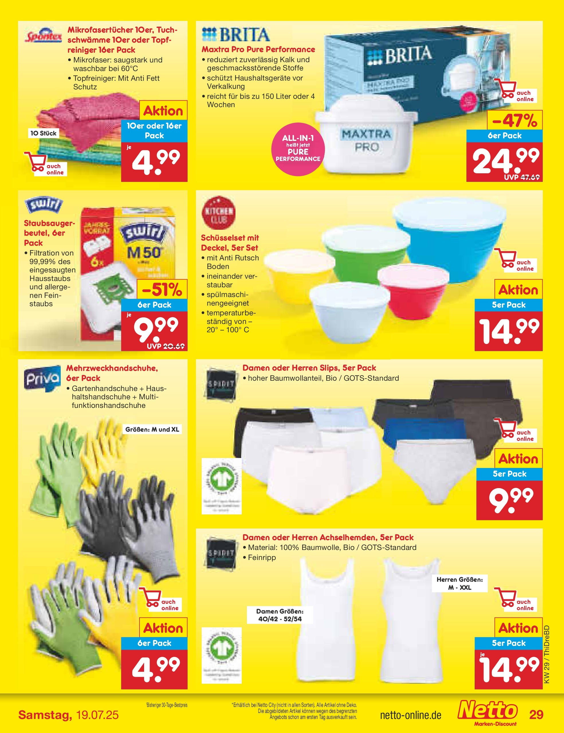 Netto Marken-Discount prospekt Dresden-Seidnitz (ab 13.07.2025) » Angebote | Seite: 45 | Produkte: Staubsauger, Handschuhe Netto Marken-Discount prospekt Dresden-Seidnitz (ab 13.07.2025) » Angebote | Seite: 45 | Produkte: Staubsauger, Handschuhe