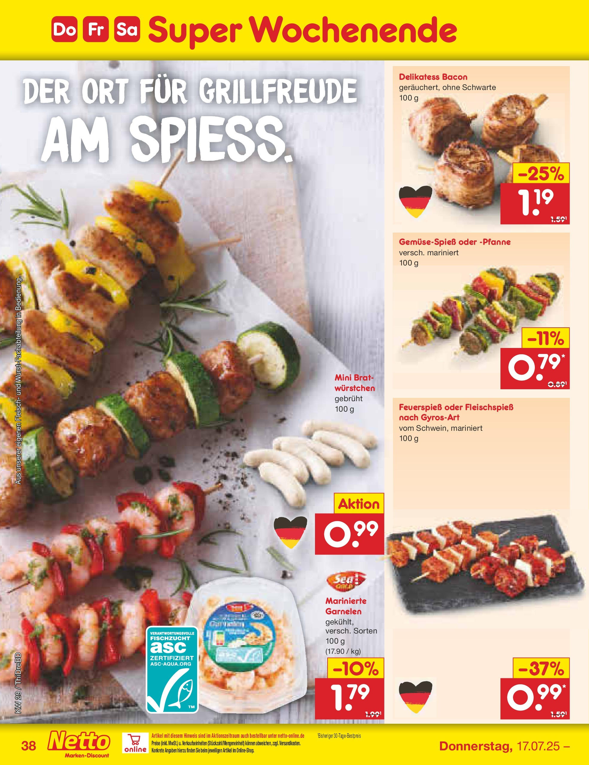 Netto Marken-Discount prospekt Dresden-Seidnitz (ab 13.07.2025) » Angebote | Seite: 60 | Produkte: Garnelen, Fleisch Netto Marken-Discount prospekt Dresden-Seidnitz (ab 13.07.2025) » Angebote | Seite: 60 | Produkte: Garnelen, Fleisch