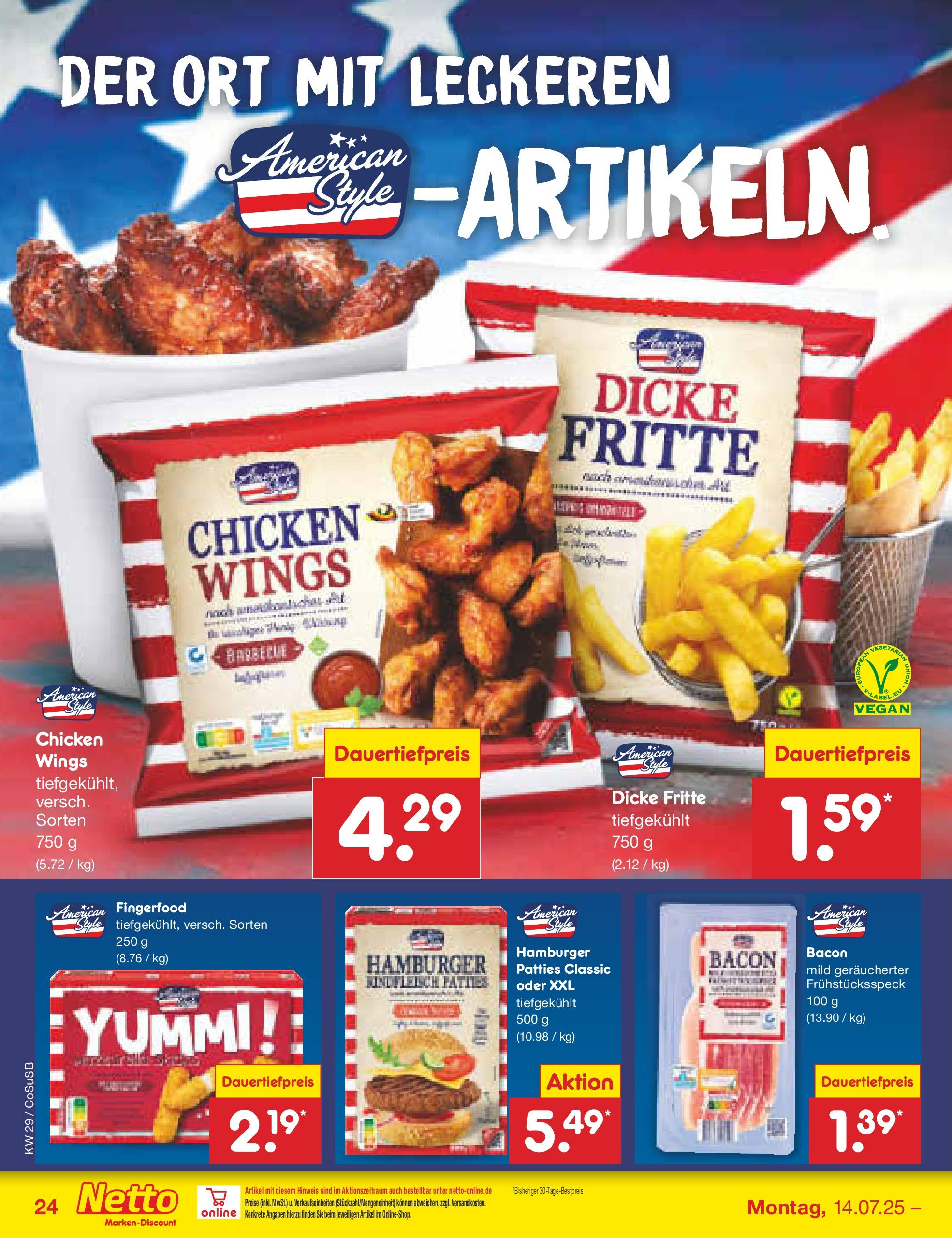 Netto Marken-Discount prospekt Bitterfeld-Wolfen	 (ab 13.07.2025) » Angebote | Seite: 38 | Produkte: Rindfleisch