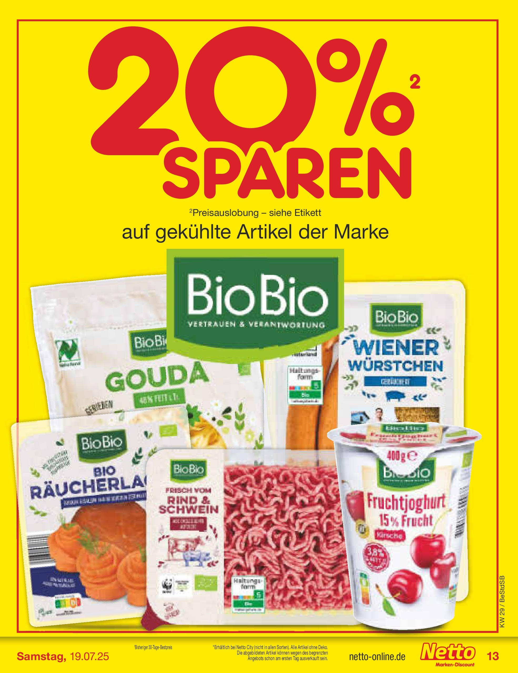 Netto Marken-Discount prospekt Berlin-Spandau (ab 13.07.2025) » Angebote | Seite: 17 | Produkte: Wiener wurstchen, Gouda, Fruchtjoghurt Netto Marken-Discount prospekt Berlin-Spandau (ab 13.07.2025) » Angebote | Seite: 17 | Produkte: Wiener wurstchen, Gouda, Fruchtjoghurt