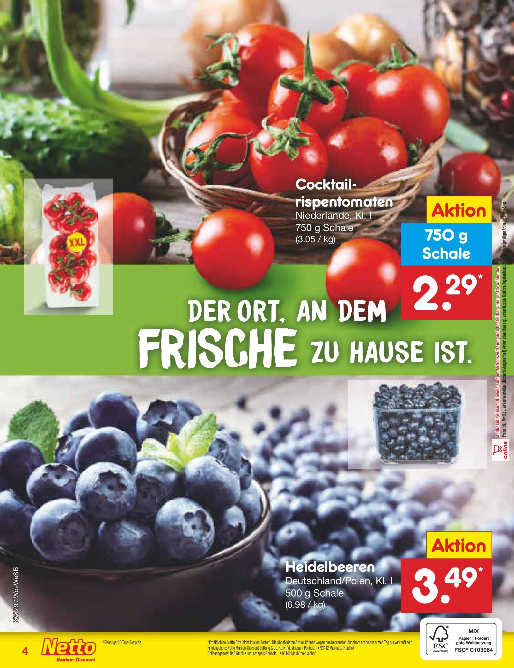 Netto Marken-Discount prospekt Katzweiler (ab 13.07.2025) » Angebote | Seite: 35 | Produkte: Heidelbeeren Netto Marken-Discount prospekt Katzweiler (ab 13.07.2025) » Angebote | Seite: 35 | Produkte: Heidelbeeren