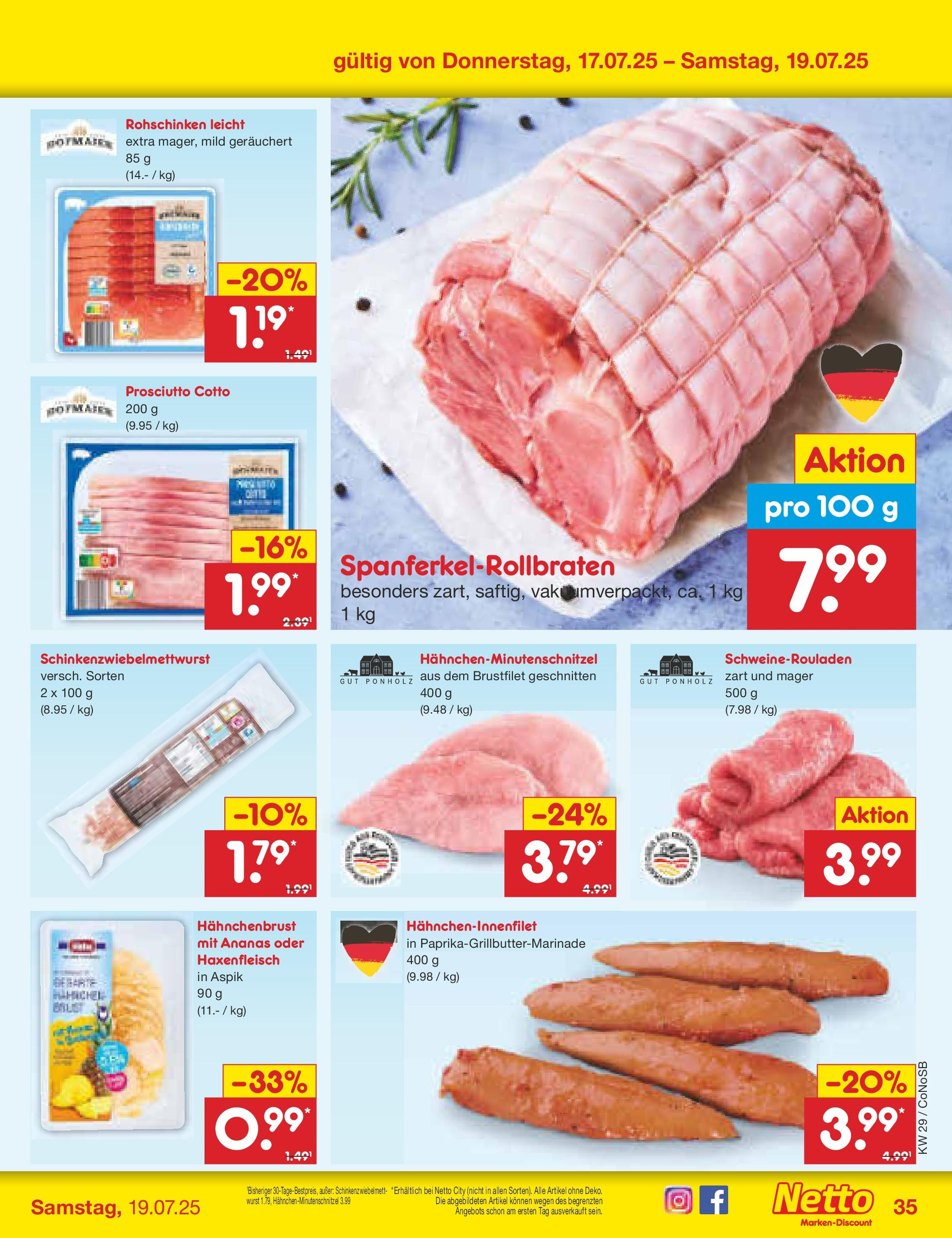 Netto Marken-Discount prospekt Kloster Lehnin (ab 13.07.2025) » Angebote | Seite: 53 | Produkte: Ananas, Wurst, Hahnchenbrust Netto Marken-Discount prospekt Kloster Lehnin (ab 13.07.2025) » Angebote | Seite: 53 | Produkte: Ananas, Wurst, Hahnchenbrust