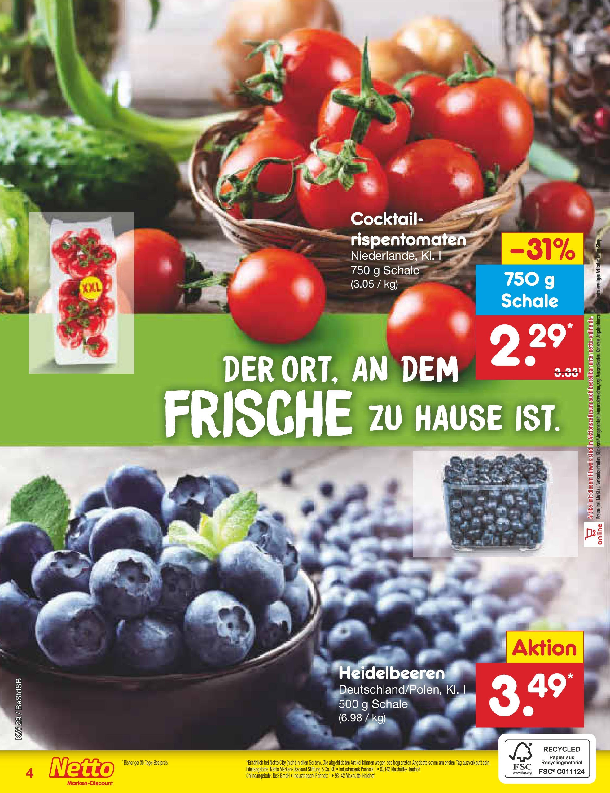 Netto Marken-Discount prospekt Berlin-Spandau (ab 13.07.2025) » Angebote | Seite: 35 | Produkte: Heidelbeeren Netto Marken-Discount prospekt Berlin-Spandau (ab 13.07.2025) » Angebote | Seite: 35 | Produkte: Heidelbeeren