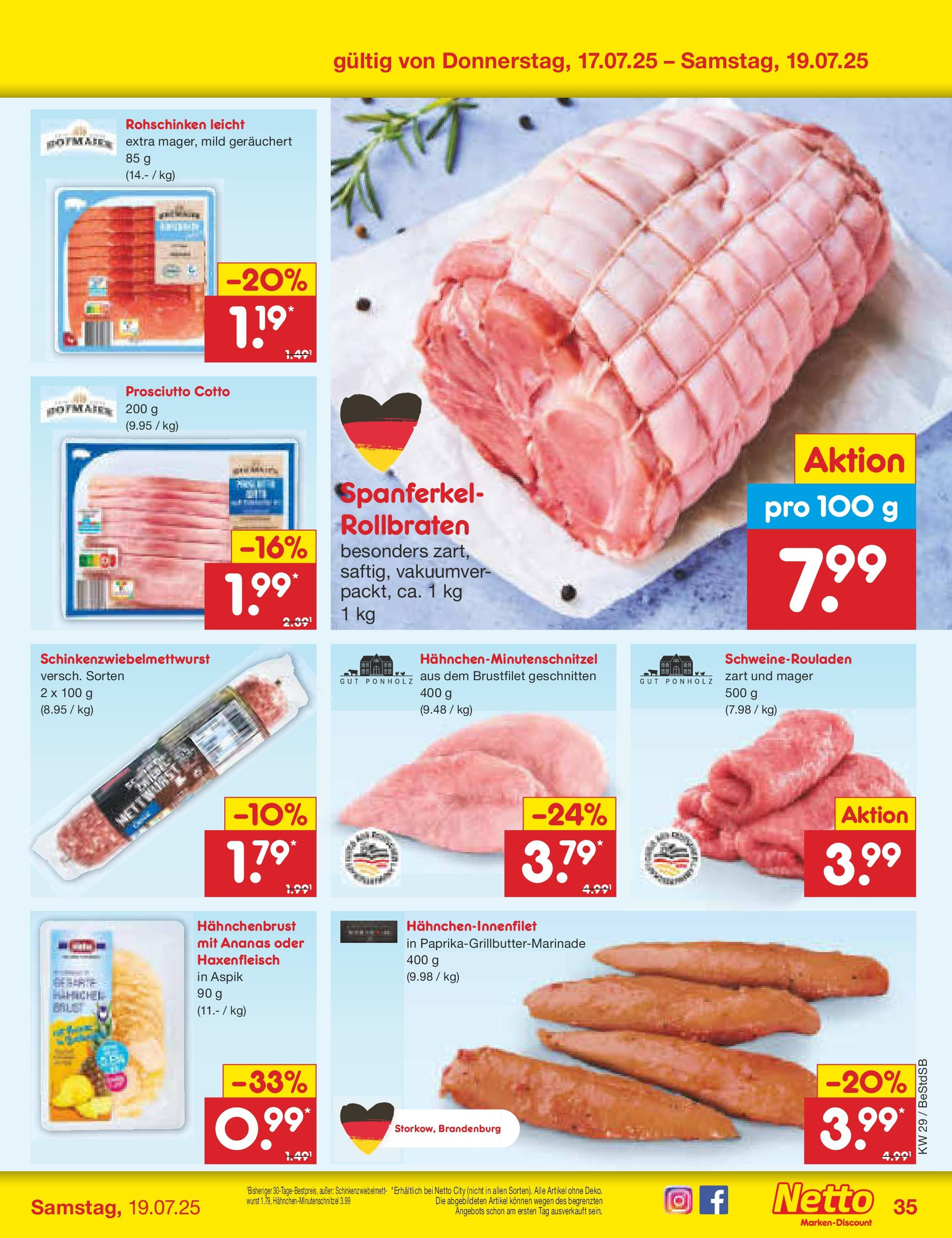 Netto Marken-Discount prospekt Berlin-Spandau (ab 13.07.2025) » Angebote | Seite: 53 | Produkte: Ananas, Wurst, Hahnchenbrust Netto Marken-Discount prospekt Berlin-Spandau (ab 13.07.2025) » Angebote | Seite: 53 | Produkte: Ananas, Wurst, Hahnchenbrust