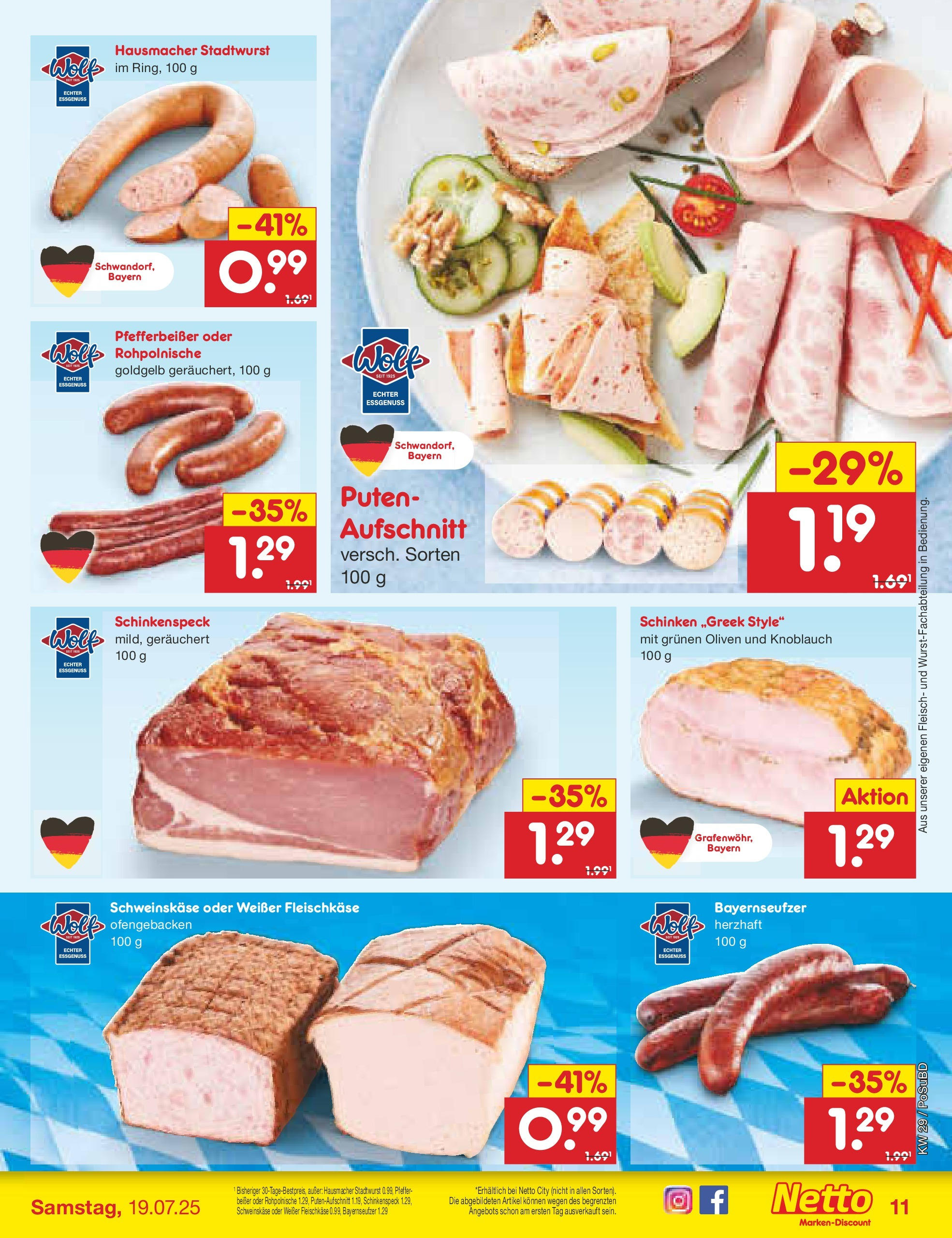 Netto Marken-Discount prospekt Regensburg (ab 13.07.2025) » Angebote | Seite: 13 | Produkte: Pfeffer, Wurst, Knoblauch, Fleisch Netto Marken-Discount prospekt Regensburg (ab 13.07.2025) » Angebote | Seite: 13 | Produkte: Pfeffer, Wurst, Knoblauch, Fleisch