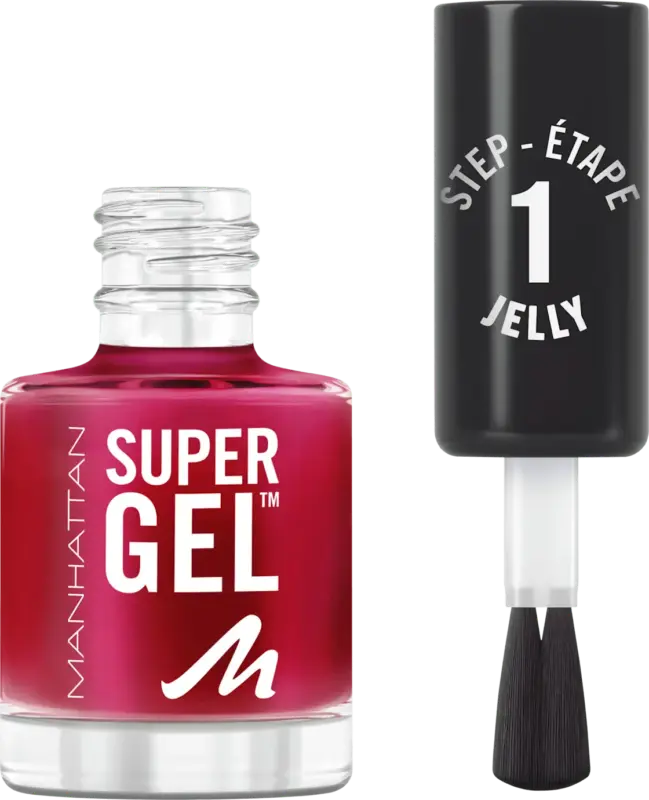 MANHATTAN Cosmetics Nagellack Super Gel Jelly 014 Pink To The Berry