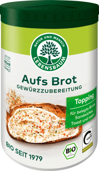LEBENSBAUM Gewürzmischung, Topping Aufs Brot