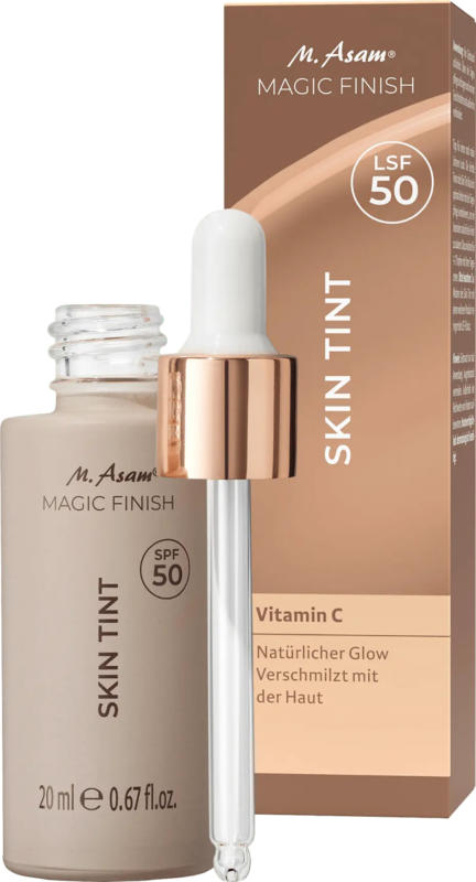 M. Asam Foundation Skin Tint Soft Ivory LSF 50