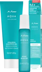 M. Asam Gesichtspflegeset Aqua Intense Hyaluron 2tlg, Gesichtsserum Mimic + Reinigungsgel