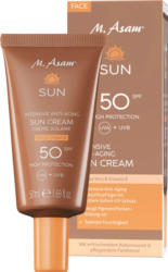 M. Asam Sonnencreme Gesicht Anti-Aging LSF 50 + beach pillow bag