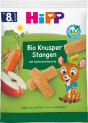 HiPP Babysnack Knusperstangen mit Apfel & Karotte ab dem 8. Monat