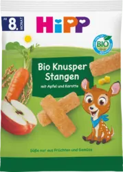 HiPP Babysnack Knusperstangen mit Apfel & Karotte ab dem 8. Monat