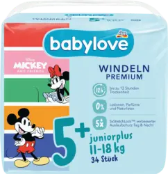 babylove Windeln Premium Disney Gr 5+ (11-18 kg)