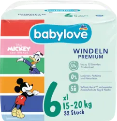 babylove Windeln Premium Disney Gr. 6 XL (15-20 kg)