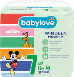 babylove Windeln Premium Disney Gr. 7 XXL (16+ kg)